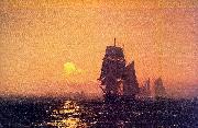 Mauritz F H Haas Into the Sunset painting